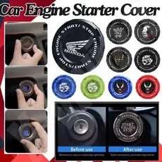 Empurre Para Iniciar O Botão Capa Rotativa Da Motocicleta De Partida Do Parada Motor Adesivo Decoração Carro cupionbr