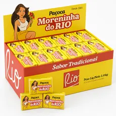 Paçoca Morena Rio C/50 Unidades – Doce de Amendoim Tradicional