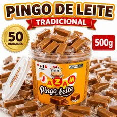 Pingo De Leite Tradicional c/50 unidades 500g - Jazam