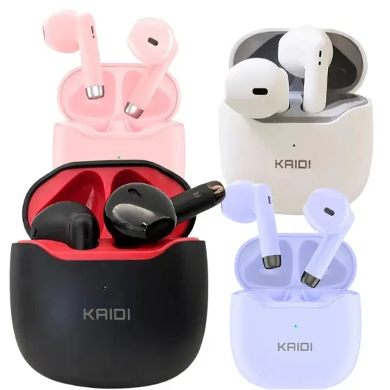 Fone De Ouvido Sem Fio Tws Bluetooth 5.1 Original Kaidi 771 Corrida Academia Atividade Física KD-771