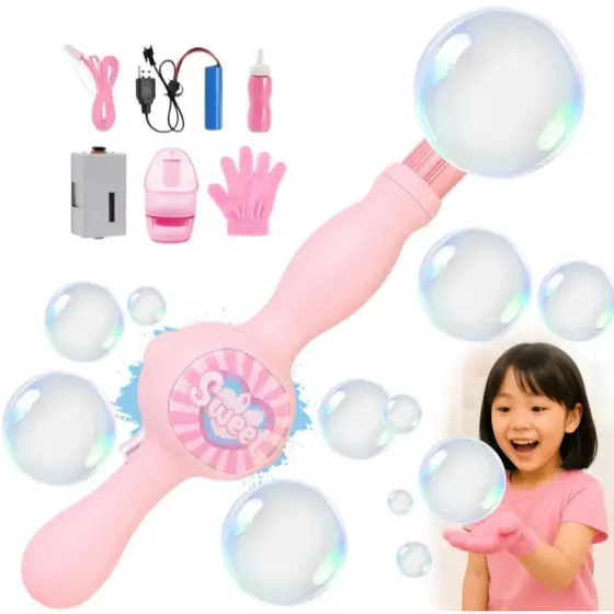 Máquina Brinquedo De Fazer Bolha De Sabão Com Fumaça Bolinha De Sabão Com Luva