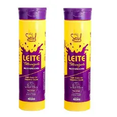 Kit com 2 Leite Siliconizado Multifuncional 400ml - Soul