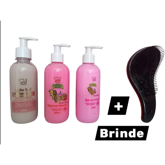 Kit 12 Hidratantes Corporais - Babasoul Soul 240ml + Brinde