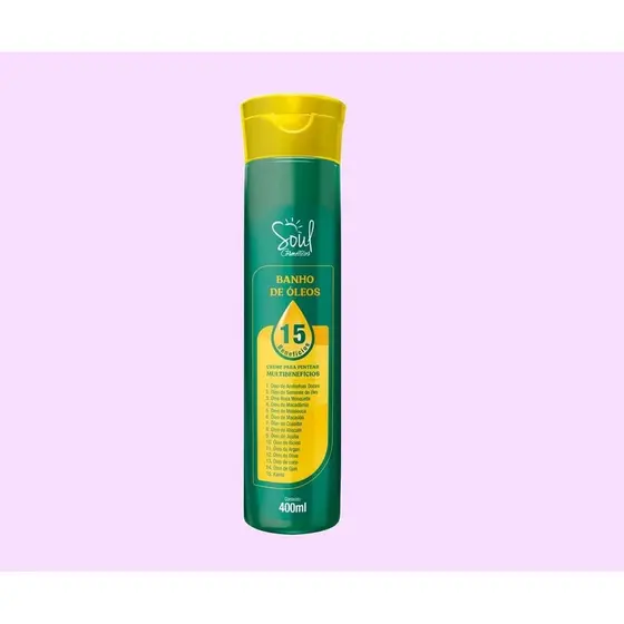 Creme De Pentear Banho De Óleos 400ml - Soul Cosméticos