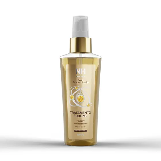 Kit 05 Óleo Extraordinário - Tratamento Sublime 100ml NEW HAIR | Hidrata, nutre e finaliza