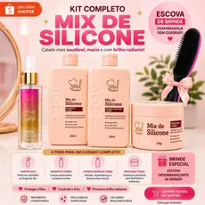 KIT CAPILAR 3 ITENS MIX DE SILICONE SOUL + HAIR SPLASH 110 ML + BRINDE