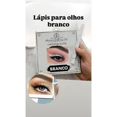 LÁPIS PARA OLHOS BRANCO PHALLEBEAUTY PH8009