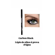 Lápis para Olhos Carbon Black Phállebeauty 24 horas á Prova de água