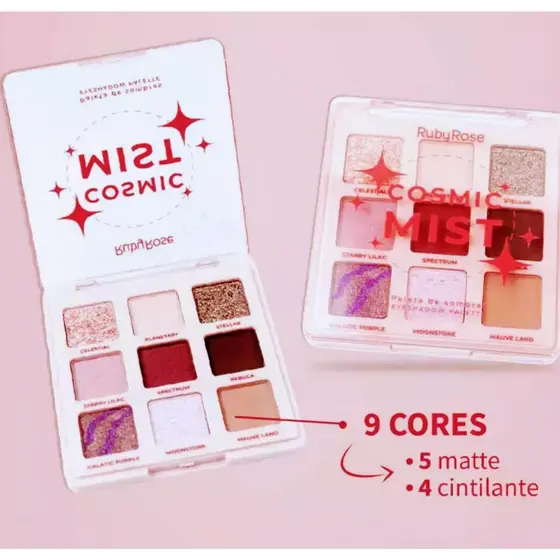 Paleta de Sombras Cosmic Mist Ruby Rose