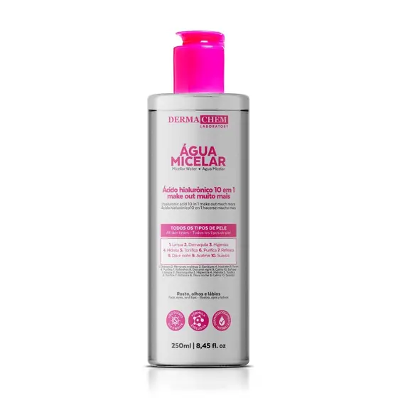 Água Micelar Ácido Hialurônico Make Out 250ml Dermachem