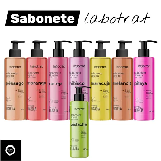 SABONETE FACIAL E CORPORAL LÍQUIDO LABOTRAT 190ML