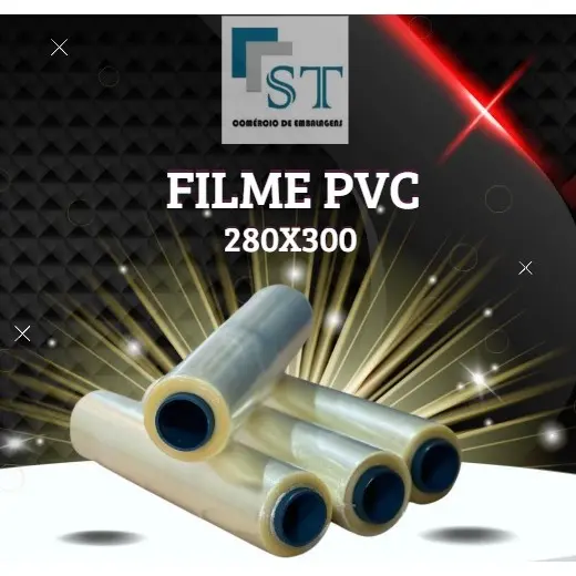 BOBINA PLASTICO FILME PVC ESTICÁVEL 280x300