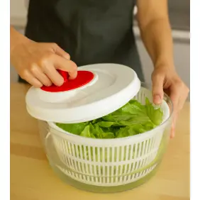 Centrifugador seca salada secador centrífuga secagem rápida verduras manual com escorredor - sortida