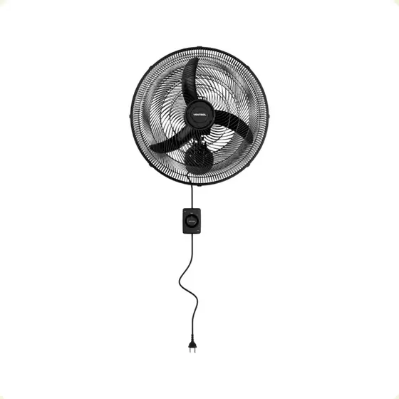 Ventilador De Parede New Preto 50cm 127v Bivolt Ventisol
