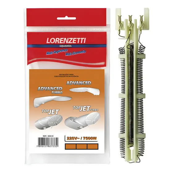 Resistencia Advanced topjet Lorenzetti 220v 7500w 3055-o