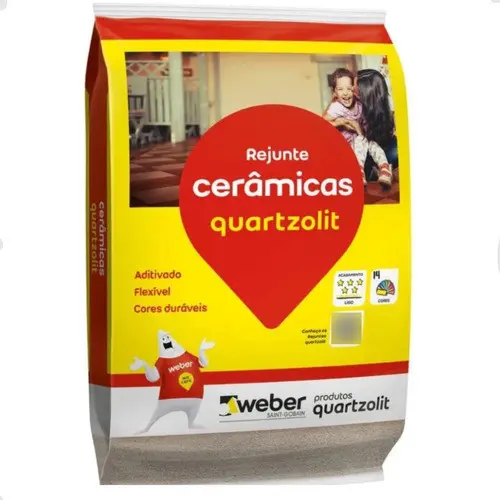 Rejunte Cerâmica Quartzolit 5kg Várias Cores Para Piso