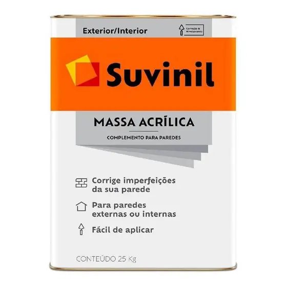 LATA Massa Acrílica Suvinil 25kg