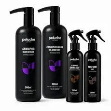 Shampoo Branqueador Condicionador Desembaraçador Perfume Baby Peluche | Kit Banho Pet para Cães