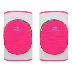 Joelheira Infantil Realtex Rosa Futsal Kids Proteção Esportiva Tamanho Único 1 Par