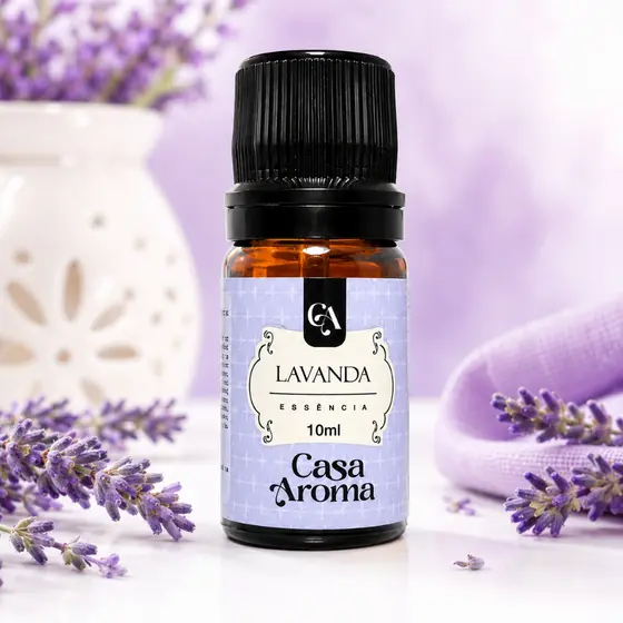 Essencia Cheirinho Lavanda 10ML Para Difusores Aromatizadores Perfumadores de Ambientes Elétrico Para Casa - CASA AROMA