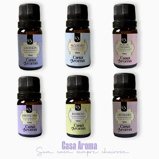 Kit 2 Essencias Para Aromatizador e Difusor Concentrada 10ml