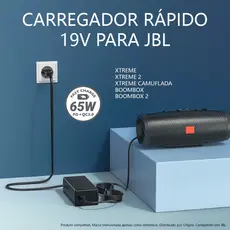 Carregador Para Caixa De Som Boombox 1 E 2 E Extreme X Origins