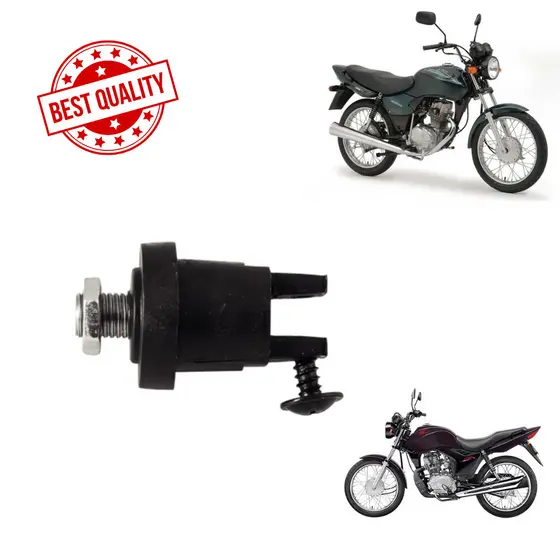 Coxim Pisca c/ Porca e Parafuso Titan Fan Start Cargo 125 150 CBX 250 XRE 300 TWISTER Ano 2000/2013