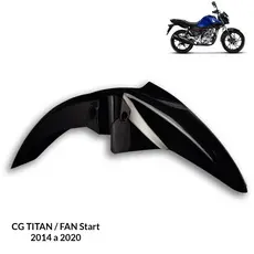 Paralama Dianteiro Cg Titan 150/160/Fan Start 2014 A 2020 Preto