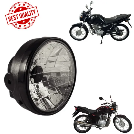 Farol Completo Cg Titan Ks Es Fan 125 2012 Preto