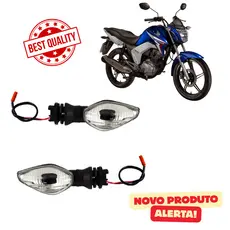 Par Pisca Seta Compatível Titan 150 160 2013 2014 Cristal Lançamento
