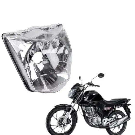 Farol Bloco Óptico Cg Titan Fan Start 125 150 160 2014 a 2024