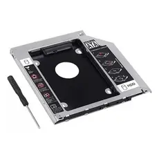 Adaptador Caddy Universal Para Hd Ssd Sata Notebook 12,7mm Fy-481