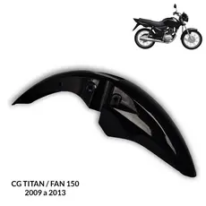 Paralama Cg Titan Fan 150 2009 2010 2011 2012 2013 Preto