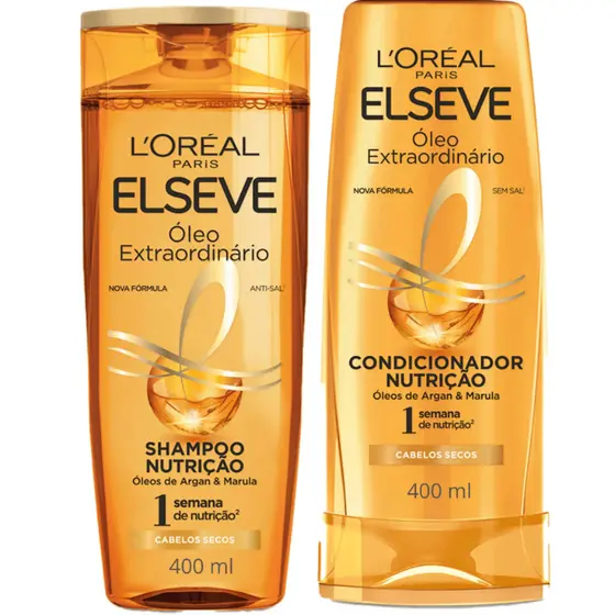 Kit Elseve Extraordinario - Shampoo e Condicionador 400ml