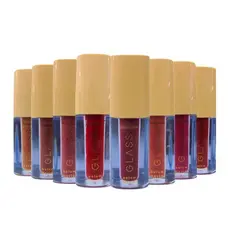 Batom Líquido Ruby Rose Velvety Glass - Cor Intensa e Longa Duração
