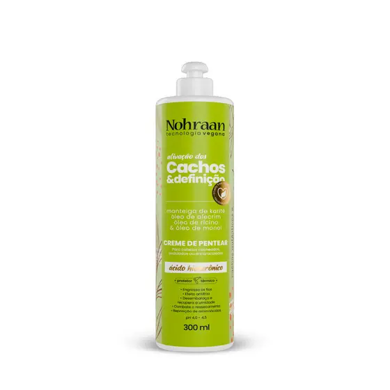 Creme de Pentear Vegano | Cachos & Definição Alecrim 300ml