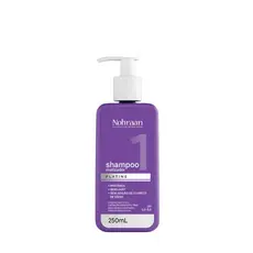 Shampoo Matizador Nohraan Platine 250ml Para Cabelos Loiros Mechados e Descoloridos