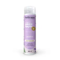 Shampoo Nohraan Hidratação 300ml Limpeza Suave Brilho e Nutrição Reparadora