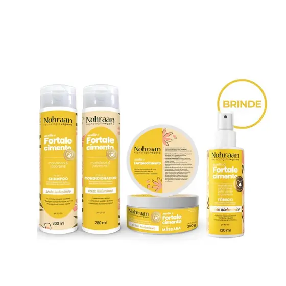 Kit Fortalecimento Veg + Tônico de brinde
