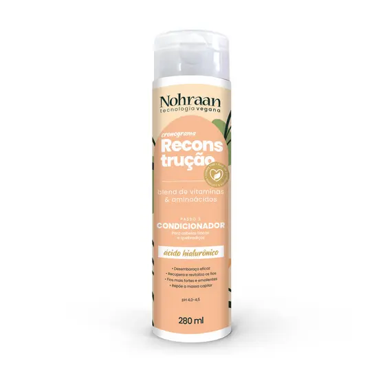 Condicionador Vegano Reconstrução | Nohraan – 280ml