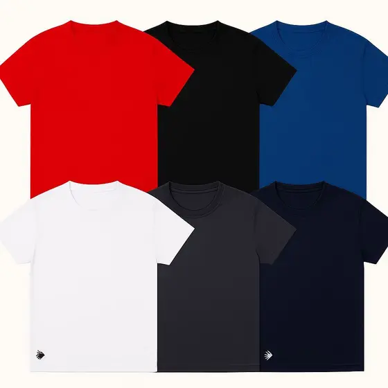 Camiseta Dry Fit Masculina Lisa - Casual Treino Academia Esportes Exercícios