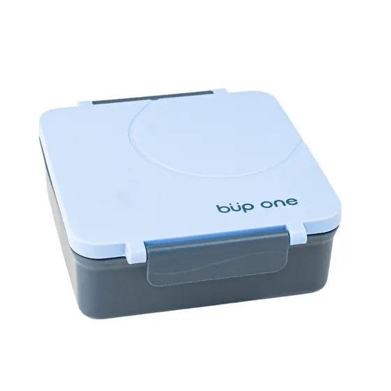 Bento Box com 3 Divisórias e Pote Térmico Azul Büp One