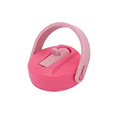 Tampa com Canudo Retrátil Rosa Büp One