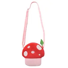 Bolsa Metoo Plush Cogumelo Alça Tiracolo