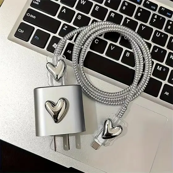 Capa Protetora Carregador IPhone  Bonito USB / USB-C Protetor De Fio Telefônico Para iPhone 11 12 13 14 15 Pro Max " .