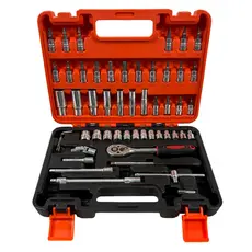 Kit 53 Peças de Ferramentas Intercambiaveis Sortidas Chaves e Maleta