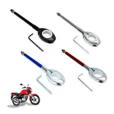 Antena Corta Linha Pipa Moto Retrátil Aço Inox Guidão
