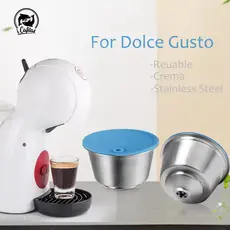 Nescafe Cápsula De Café Reutilizável De Aço Inoxidável Para Dolce Gusto Nova Versão Compatível Com Máquina Nescafé Crema
