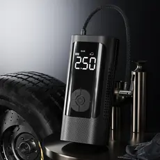 Carro Pneu Inflator Bomba Ar Elétrica Mini Portátil Sem Fio Compressor Para Motocicleta Bicicleta-M6