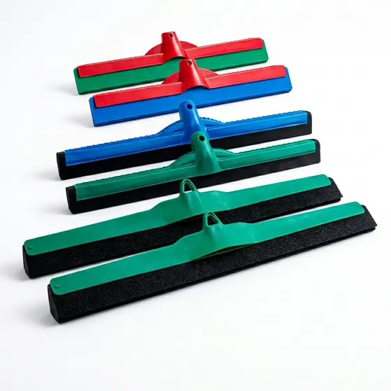 Kit 6 Rodos Plásticos Econômicos com Borracha Dupla – 30cm, 40cm e 60cm – Melhor Custo-Benefício